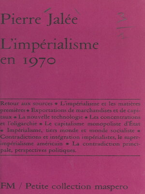 cover image of L'impérialisme en 1970